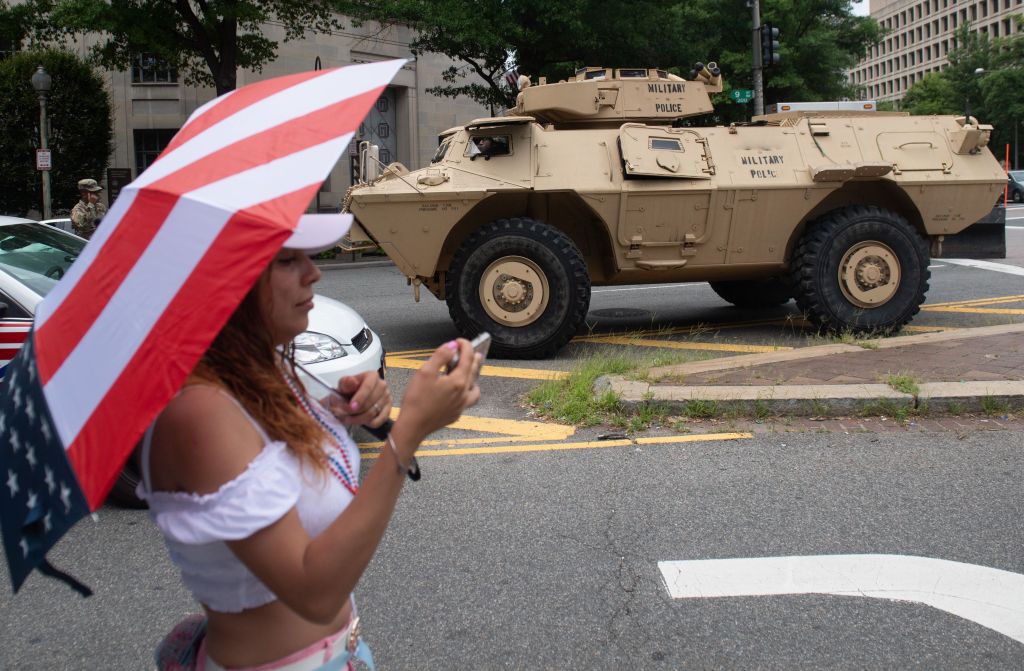 Spot troops on your street? It’s likely a parade, not martial law.