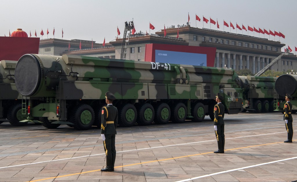 China unveils drones, missiles and hypersonic glide vehicle at military parade