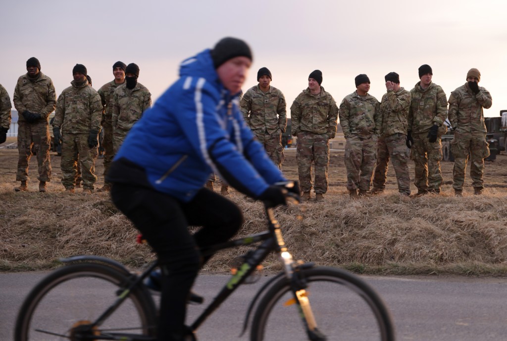 Troops sent to bolster NATO begin turnover as US mulls larger footprint in Europe