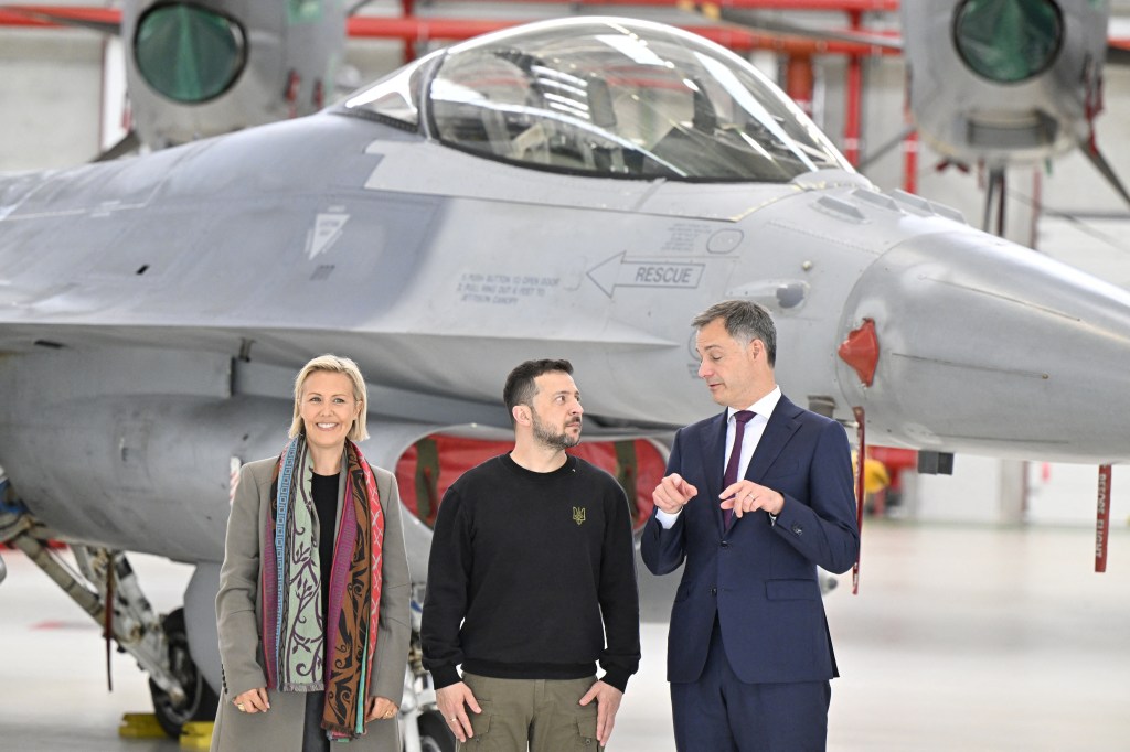 ‘Incredible work’: Ukrainian F-16 downs Russian fighter jet for first time