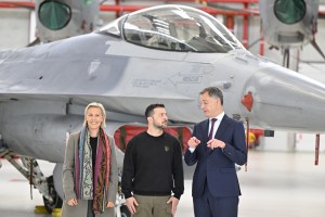 ‘Incredible work’: Ukrainian F-16 downs Russian fighter jet for first time