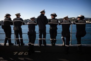French Navy dials up stress level in crew drills after Red Sea experience