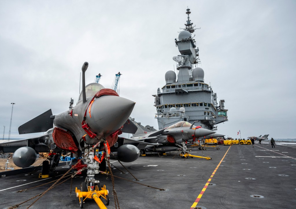 Swedish Navy intercepts suspected Russian drone nearing French aircraft carrier