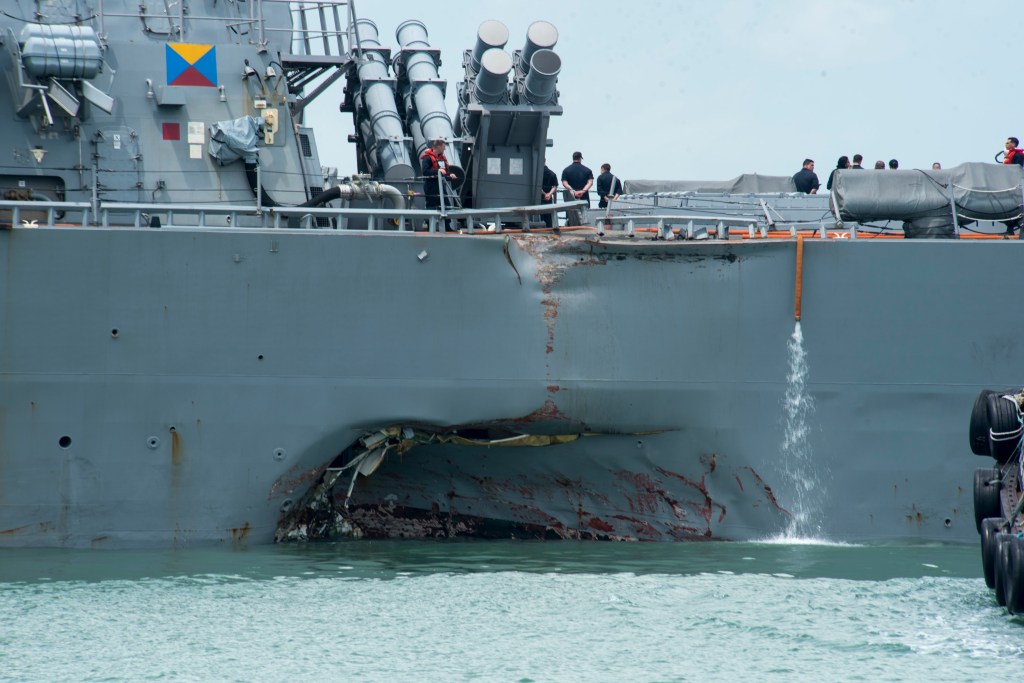 How far has the US Navy come since the McCain, Fitzgerald collisions?