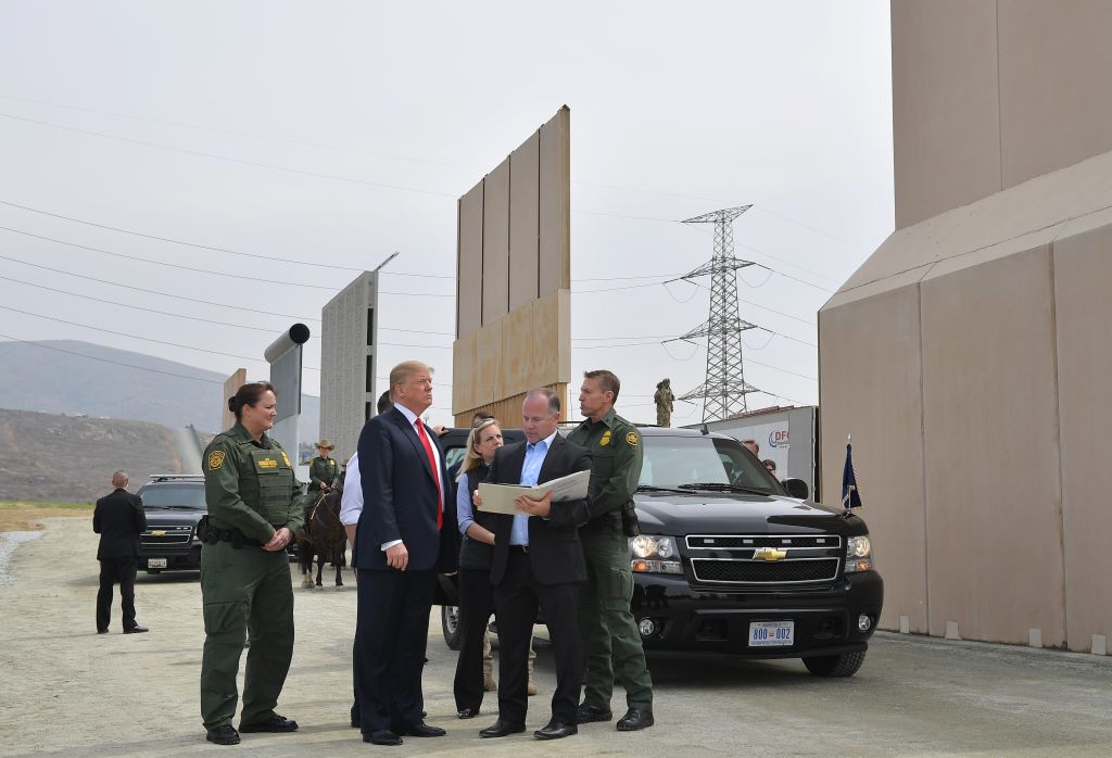 Trump says military troops will guard US-Mexico border