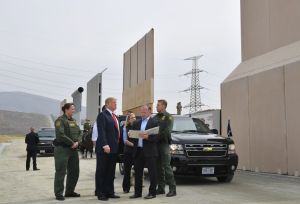 Trump says military troops will guard US-Mexico border
