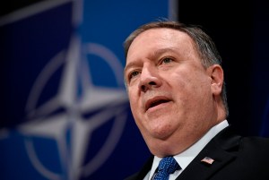 Newly confirmed Pompeo stresses defense spending target at first NATO meeting