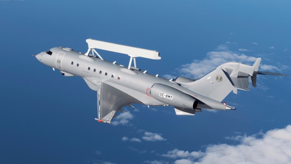 Saab’s GlobalEye swing-role surveillance aircraft goes airborne