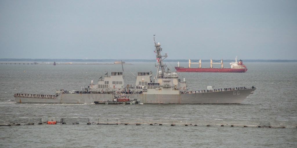 Why this destroyer deployed two days late