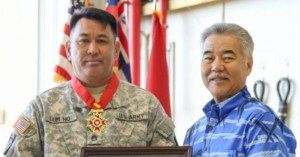 Hawaii soldier awarded State Medal of Valor for hurricane rescue