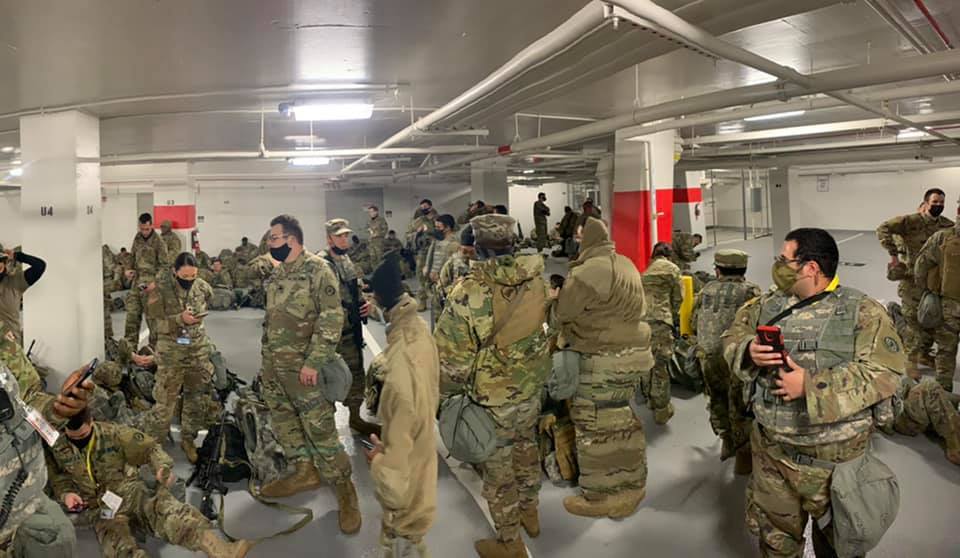 National Guard troops kicked out of Senate are back in Capitol following outrage from lawmakers, public