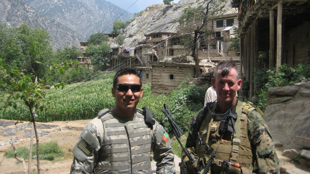 Marine vet & the interpreter who saved his life discuss CBS show ‘United States of Al’