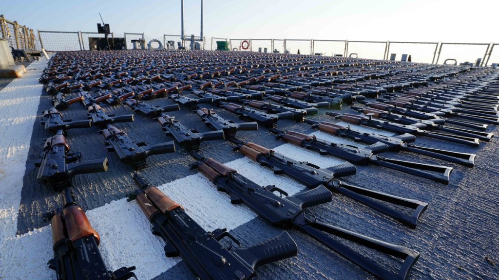 US gives Ukraine seized Iranian weapons that were headed to Houthis