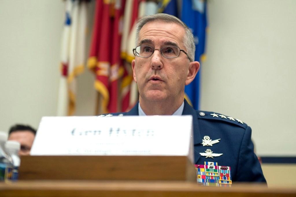 Allegations against Hyten could complicate path toward Joint Chiefs vice chairman job, despite clearance
