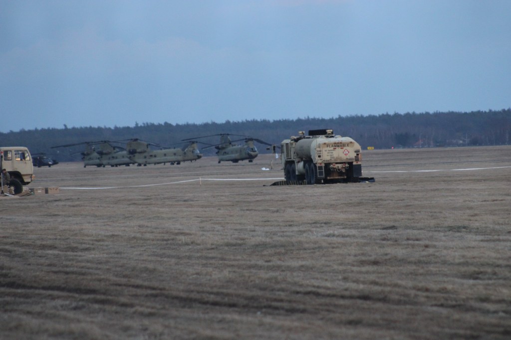 American troops welcomed in Poland amid tightening security