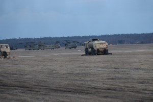 American troops welcomed in Poland amid tightening security