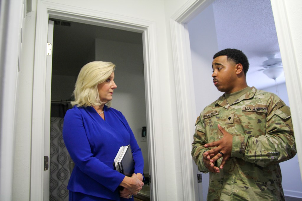 Army secretary tours Fort Eisenhower homes after Senate probe, audits