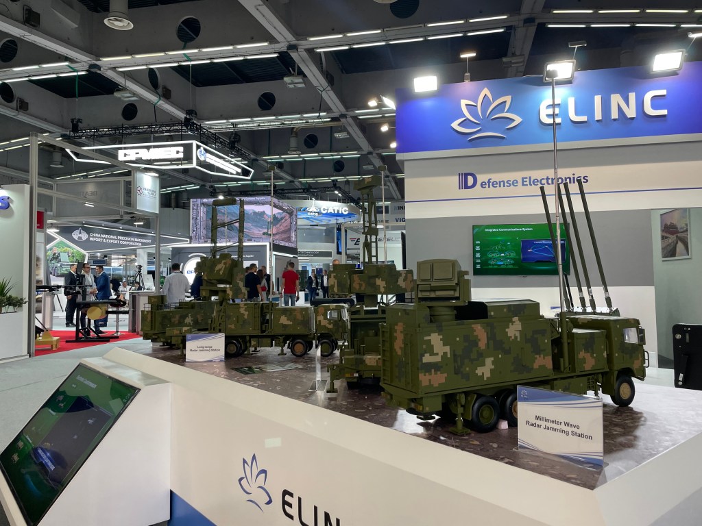 Chinese defense firms show off counter-drone tech at Serbia arms show