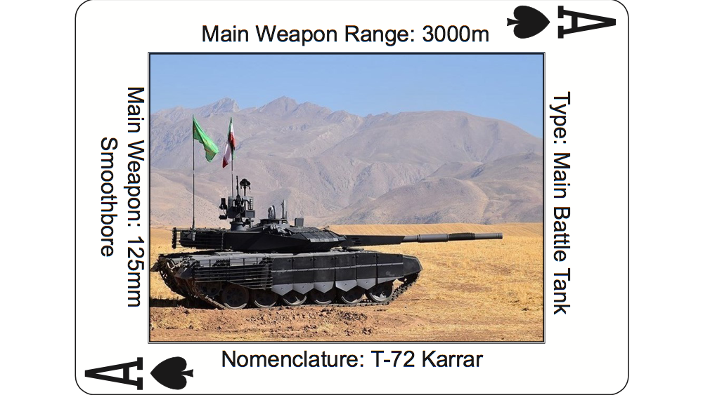Why gamble? Army unveils deck of cards to identify friend from foe