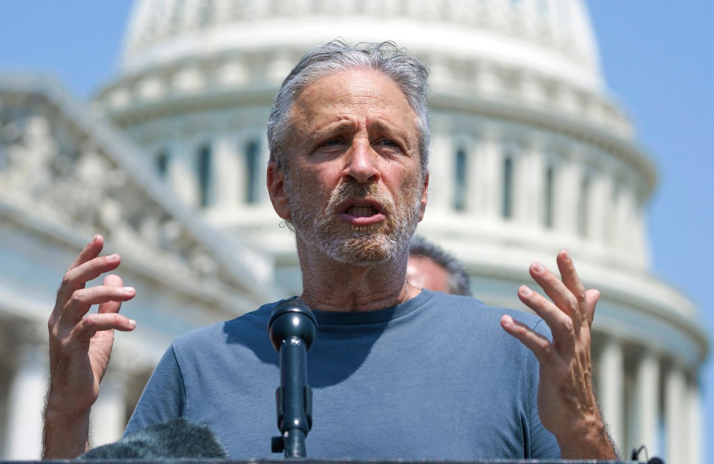Jon Stewart pushes VA to help veterans sickened after uranium exposure