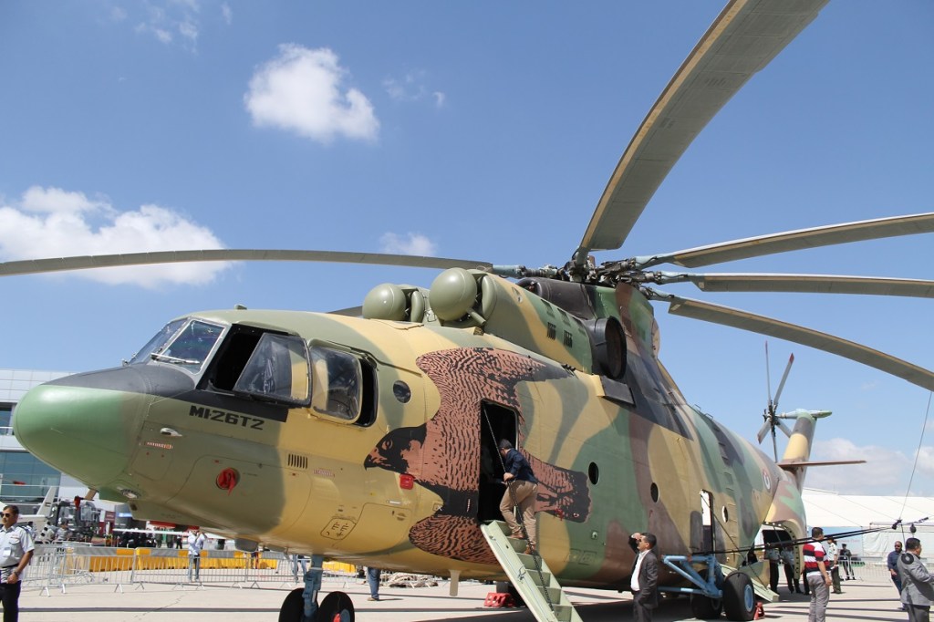Jordan’s new behemoth Russian-made Mi-26 Halo enters the limelight at SOFEX
