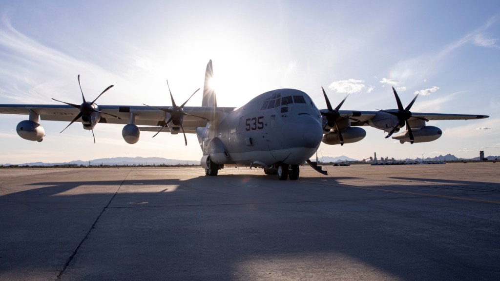 Marine KC-130J aircraft ‘departed’ runway upon landing in Arizona