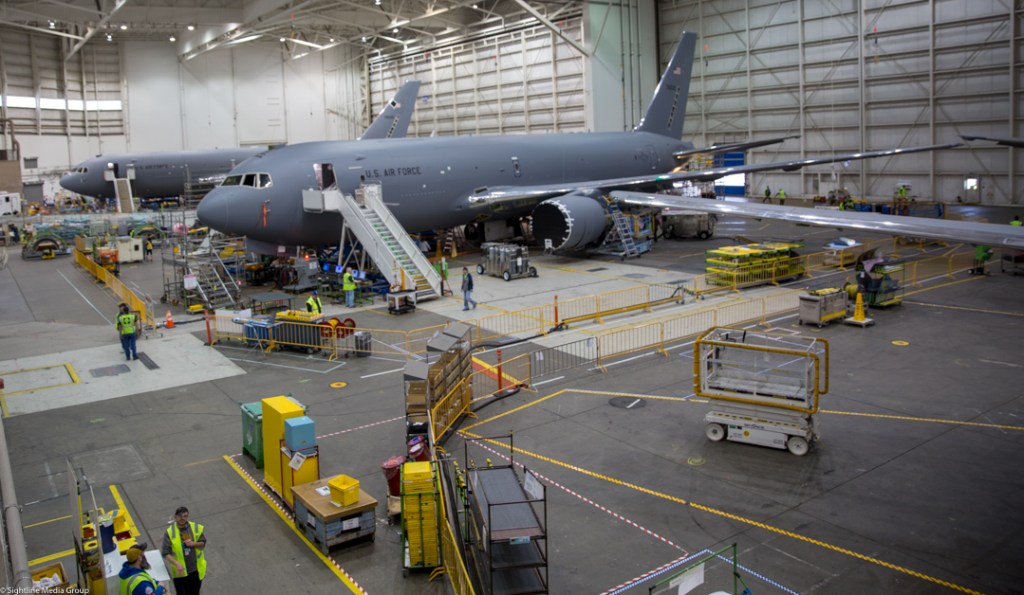 What happens once the KC-46 is delivered?