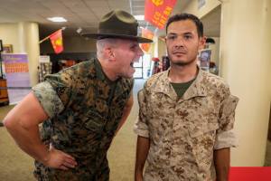 NASCAR driver gets smoked by Marine drill instructors before racing in Coca-Cola 600