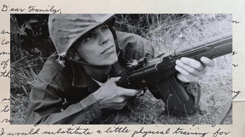 Letters home from Marine Officer Candidates School