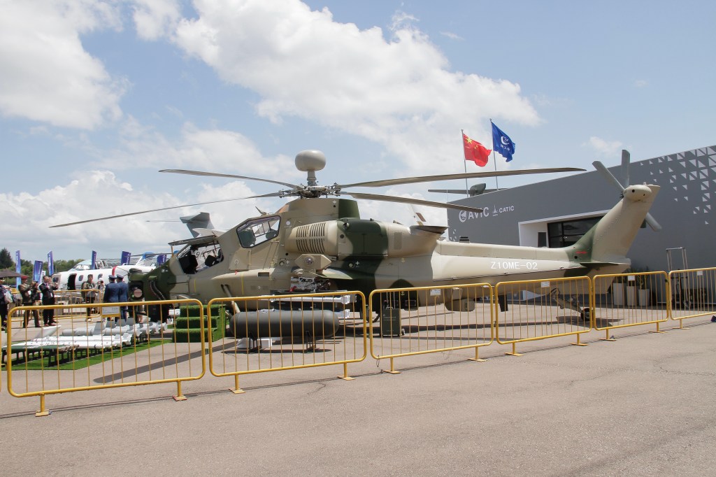 China unveils export version of attack helicopter