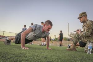 Note to fitness test-takers: Pushups aren’t a volume business
