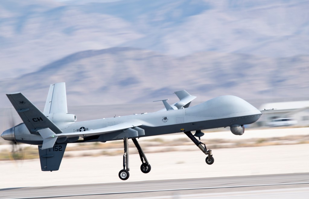 Russian jet, US drone crash over Black Sea, US military says