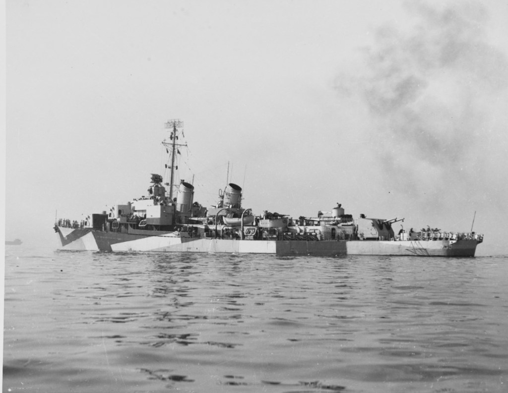 Sunken US Navy WWII destroyer discovered off Okinawan coast