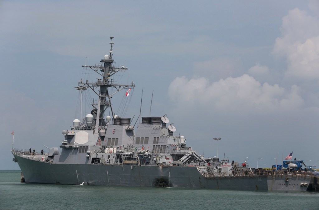 Navy’s top officer calls for fleet-wide review in light of McCain disaster