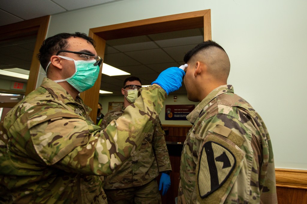 Top Pentagon doctor says most troops not at great risk for coronavirus