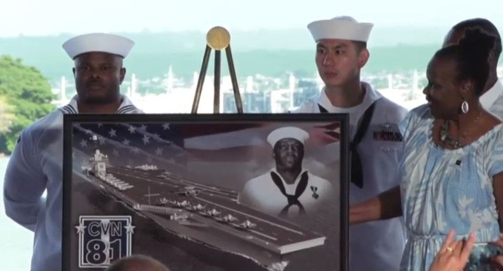 Navy’s newest aircraft carrier named in honor of African American hero