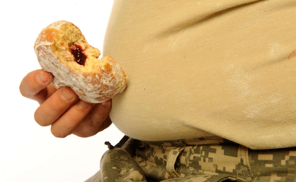 A staggering number of troops are fat and tired, report says