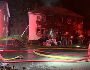 Norfolk sailor saves two children from fire