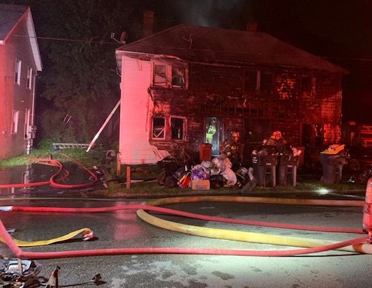Norfolk sailor saves two children from fire
