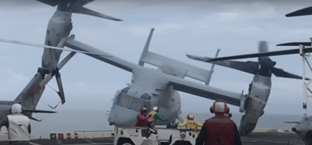 Video of fatal 2017 Marine Osprey crash shows final moments before landing went horribly wrong