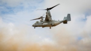 1 Marine injured in Nevada hard landing of MV-22B Osprey