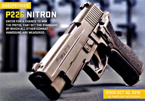 SIG SAUER announces P226 NITRON Sweepstakes