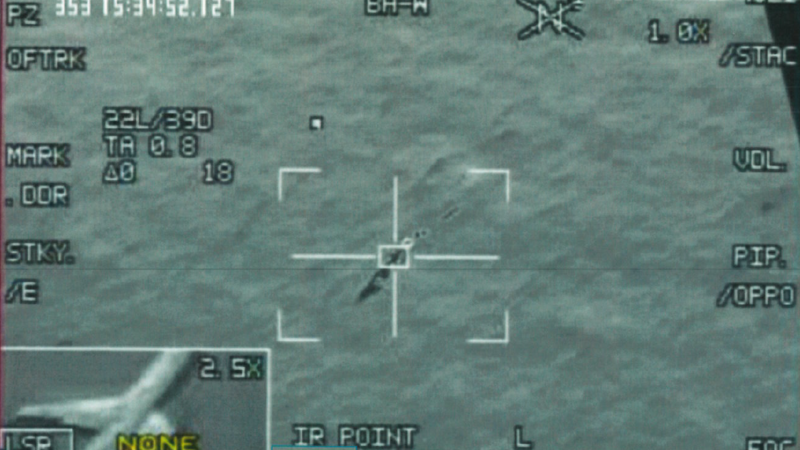 A drone was destroyed by … a F-16 with a guided rocket?