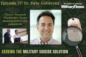 Seeking the Military Suicide Solution Podcast, Episode 37: Peter Gutierrez, psychiatry professor and researcher