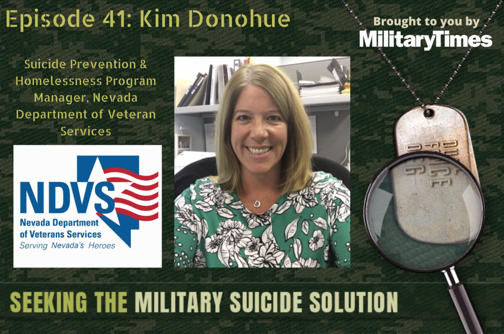 Seeking the Military Suicide Solution Podcast, Episode 41: Kim Donohue on suicide prevention at the state and local level
