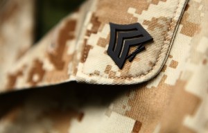 Marines’ possible uniform change: Cloth chevrons