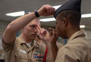 The Navy is locking down staff at boot camp for up to 90 days