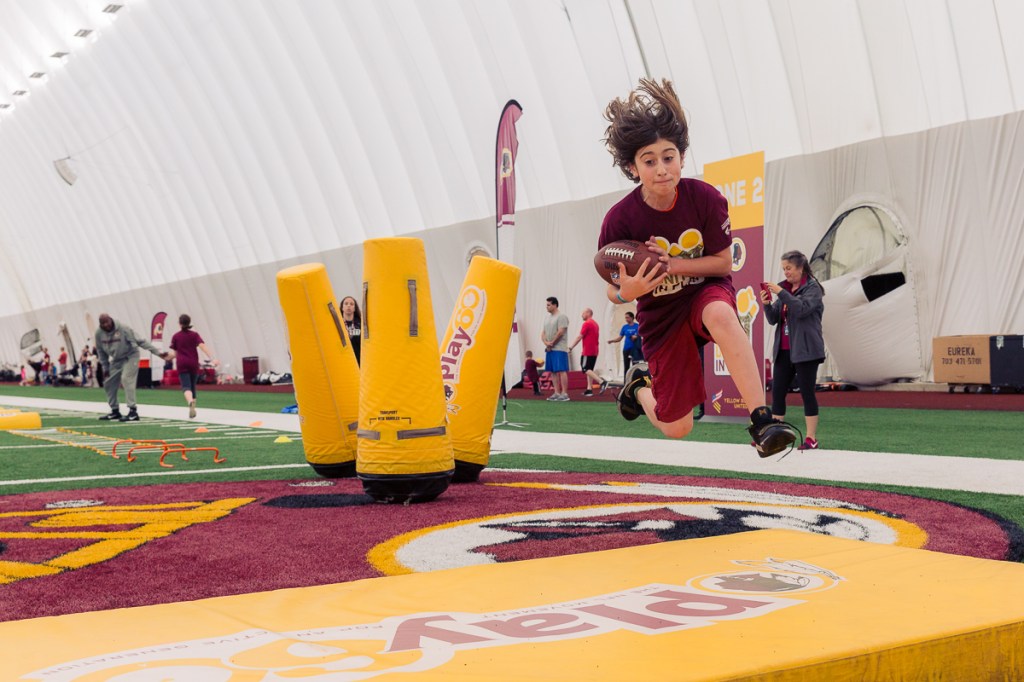 Washington Redskins host military youth for ‘United in Play’ activities