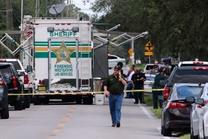 Marine veteran in body armor kills four in Florida, including infant, sheriff says