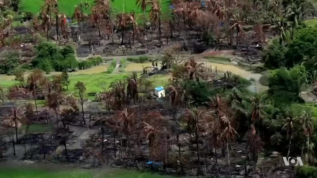 Open-source methods spot charred ruins to reveal the paths of war